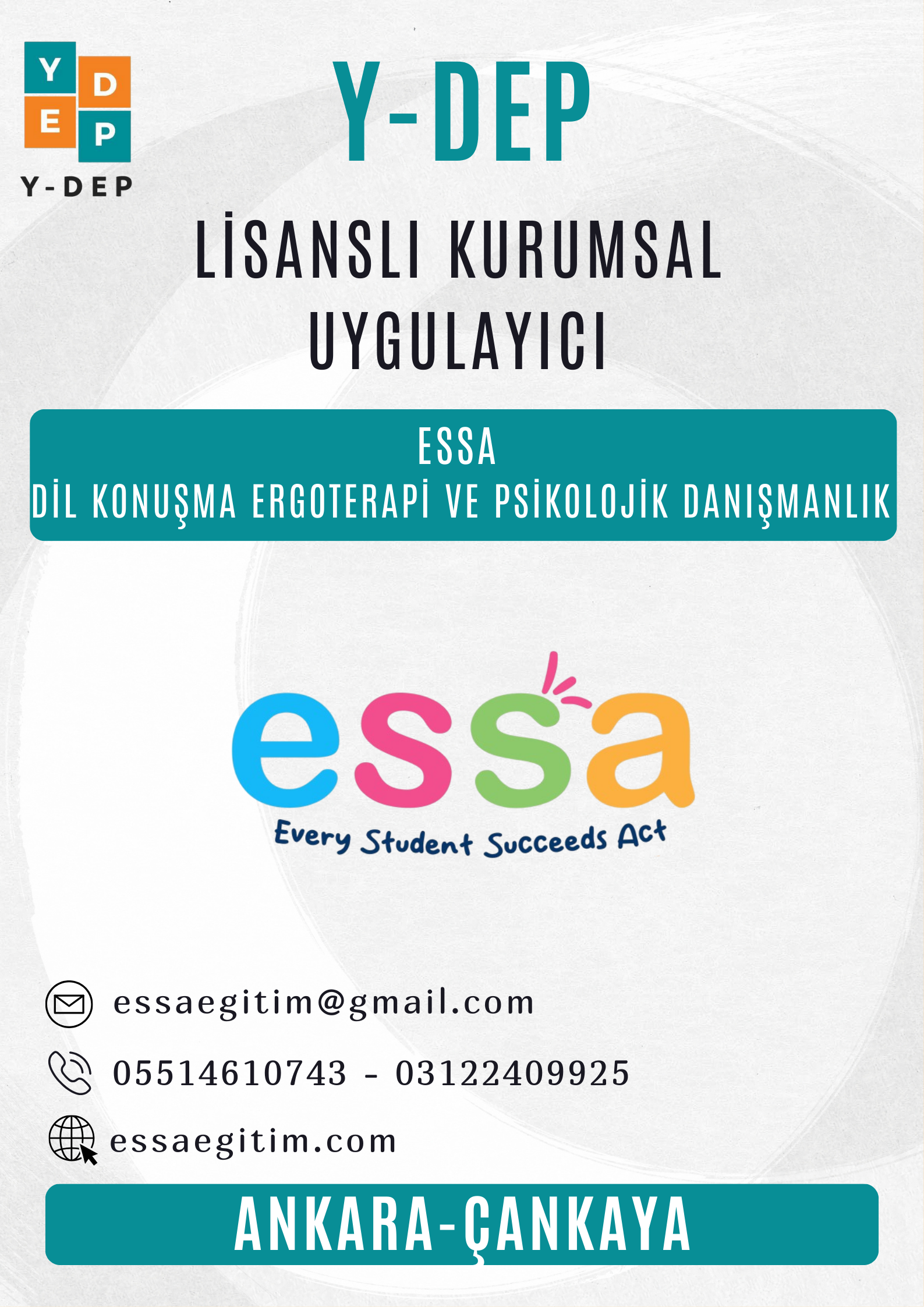 ESSA  Dil Konuşma Ergoterapi ve Psikolojik Danışmanlık